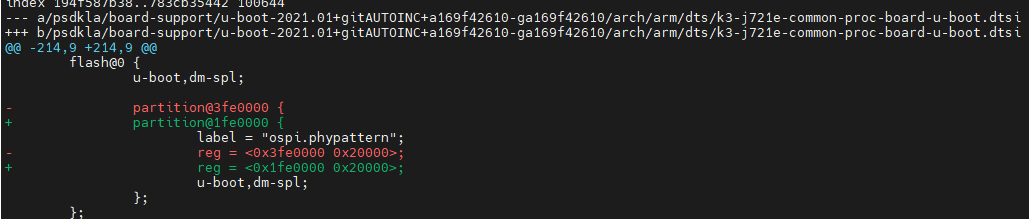 TDA4VM: TDA4-VM: How to change the address of nor_spi_patterns.bin on ...