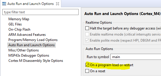 CCS/TMS320F28388D: address after pushing Restart is strange - Code ...