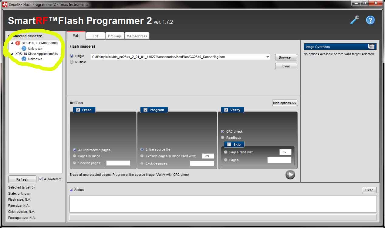 SensorTag, Debbuger DevPack, CCS Cloud fails to code... - Code Composer ...