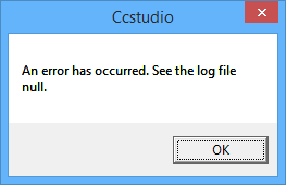 an error has occurred see log file masterwriter