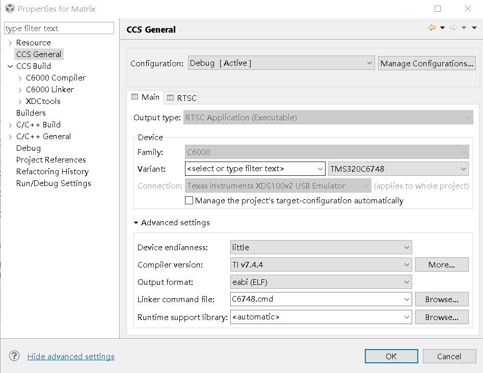 how-to-reset-the-ccs-output-type-from-rtsc-application-to-executable