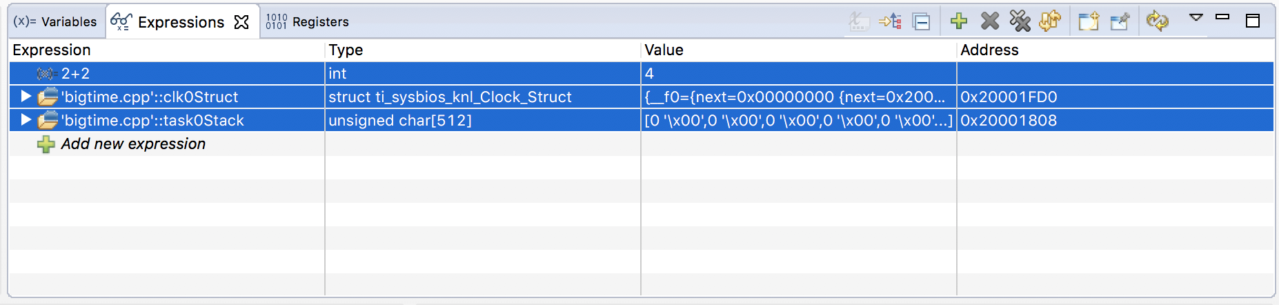 ccs-tms320f28377s-how-to-export-values-from-variable-expression-to