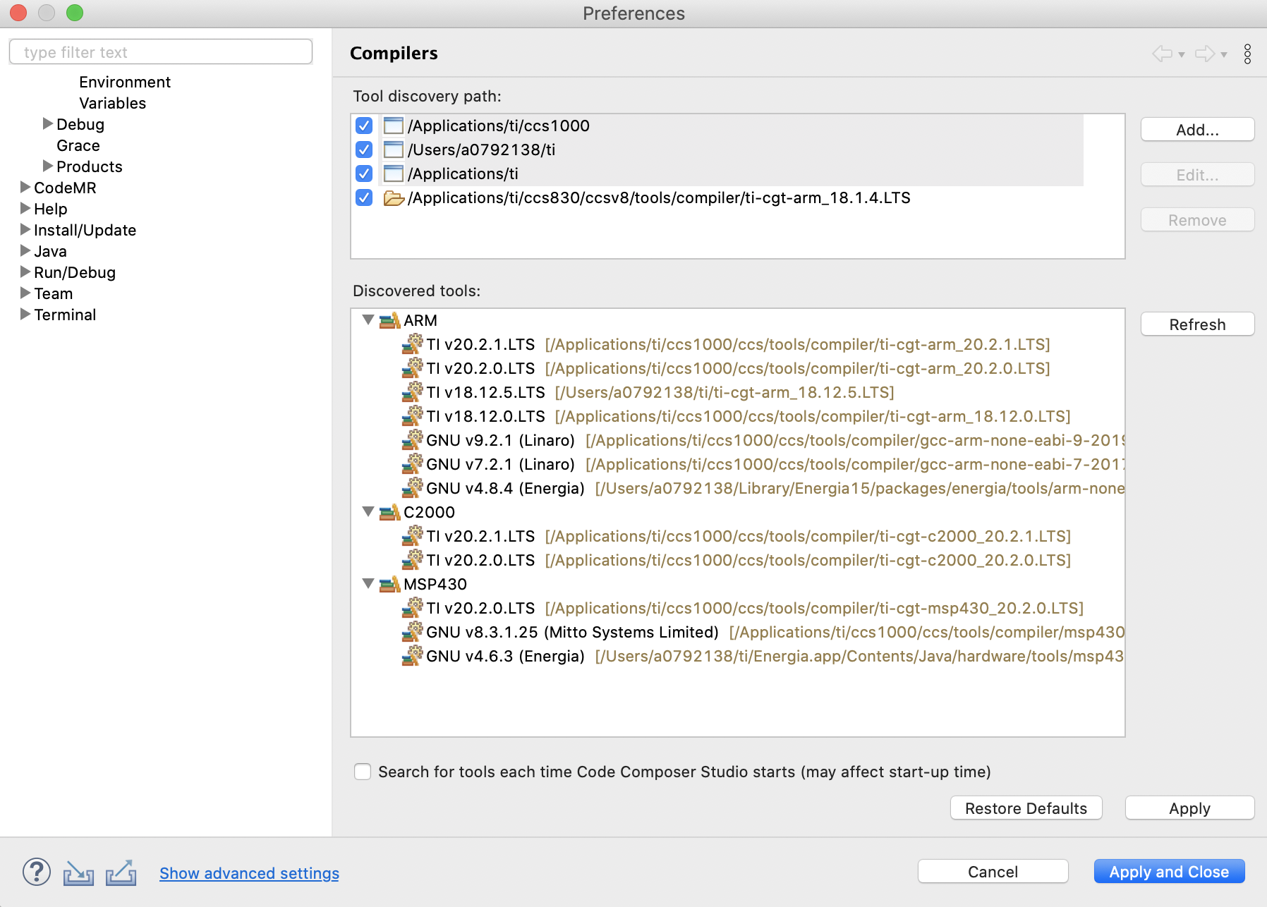 unable to load java runtime environment mac mojave