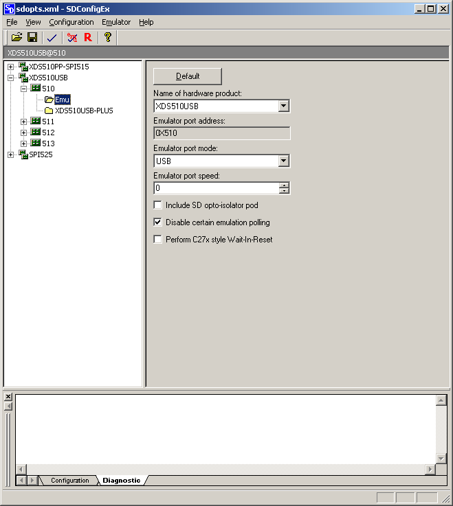 IcePick_D_0: Error initializing emulator - Code Composer Studio 