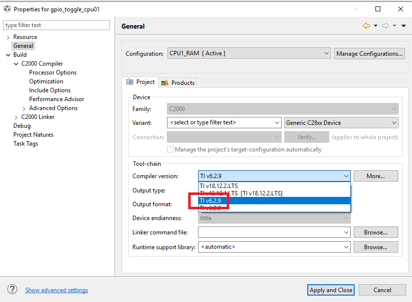 CCS/TMS320F28335: Building error - Code Composer Studio forum - Code ...