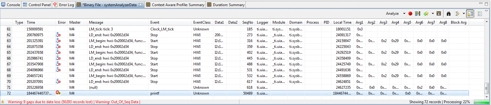 UIA Streamer Implementation Issues - Code Composer Studio forum - Code ...