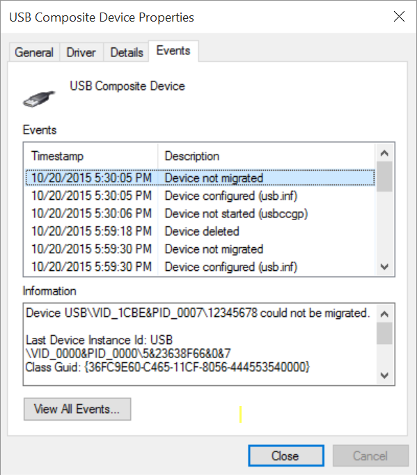 what is usb composite device in device manager