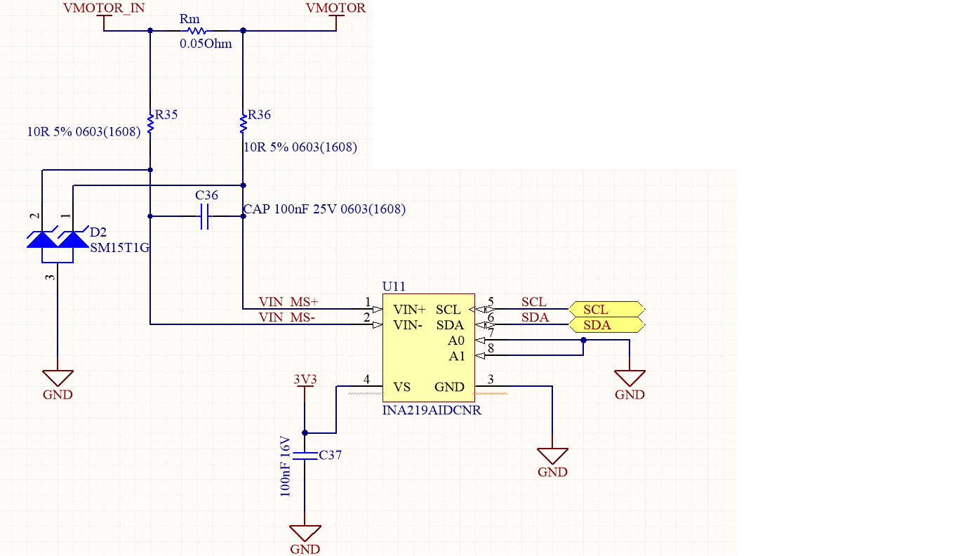 [Resolved] INA219 Filter and Protection Current Sensing Forum
