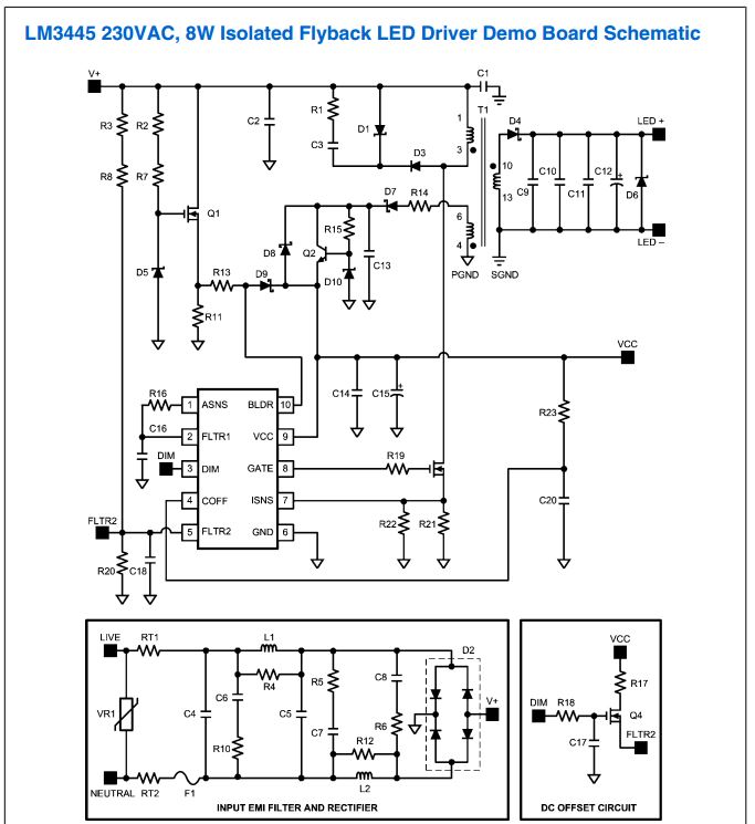 QLT alimentatore MDR45 12V DC uscita PWM dimmerabile 0-10V o