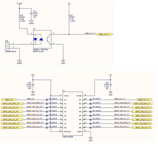 GPIO Translated from 5V to 3.3 using TXB0108PWR - Logic forum - Logic ...