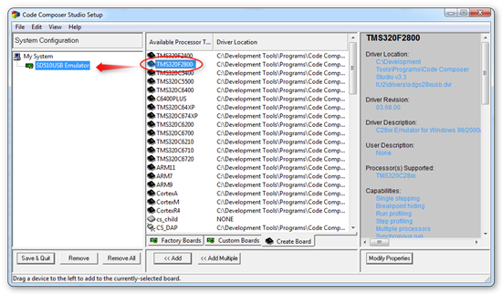 Setting up CCS3 with XDS510 on new PC - Code Composer Studio forum ...