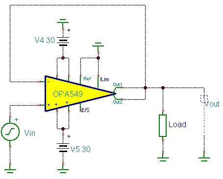 Glitches on OPA549 output when loaded - Amplifiers forum - Amplifiers ...