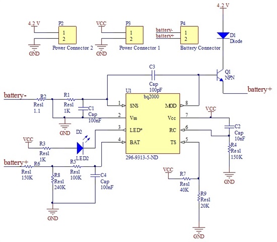 Need help building battery charger using bq2000 - Power management ...