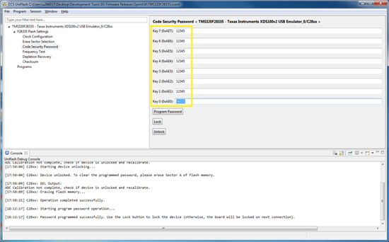 TMS320F28335: Code Security Module (CSM) will not unlock via C code ...