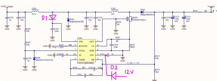 LM5022-Q1: BOOST working at low input voltage. - Power management forum ...