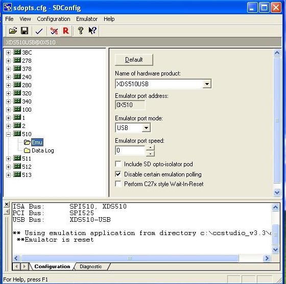 SDConfig Reset