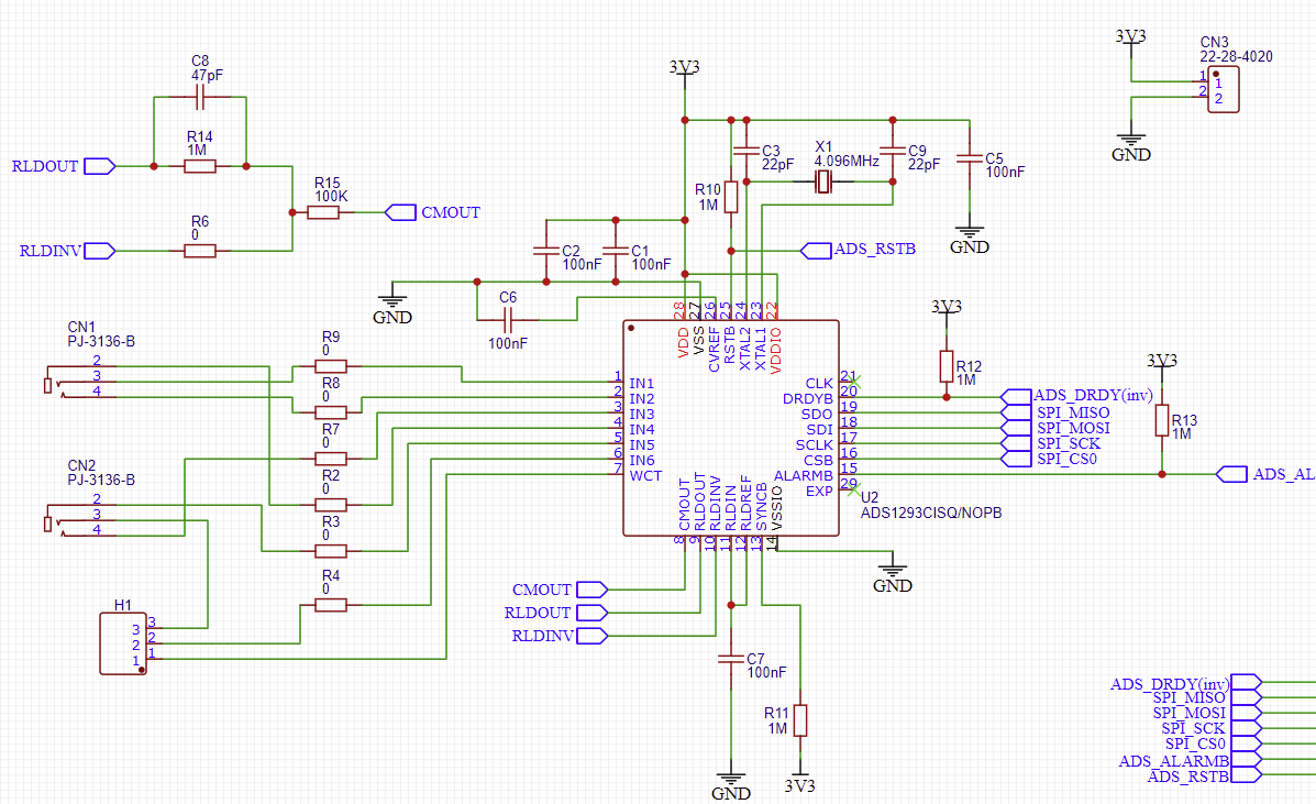 ADS1293 Schematic