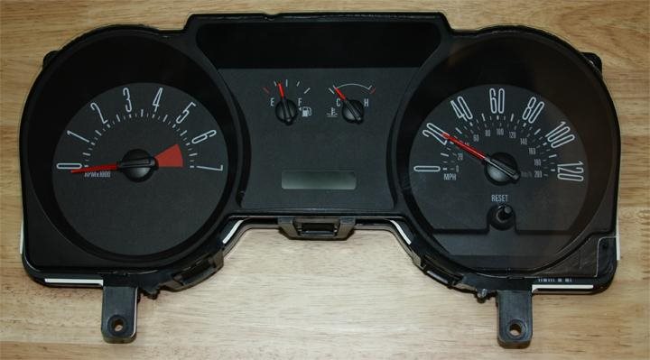  Figure 1: In the old days, instrument clusters were much simpler and required much less power.