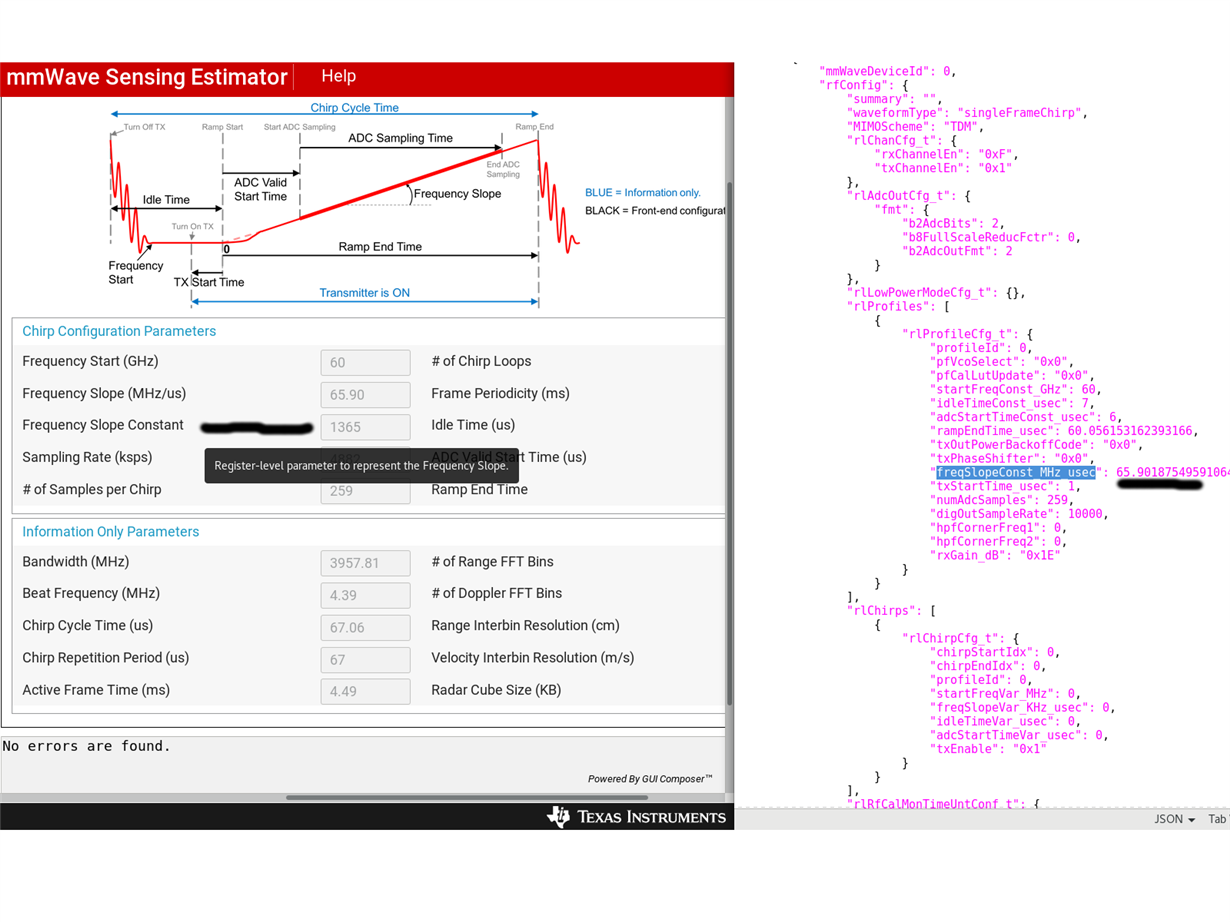 IWR6843: Chirp Configuration For Running One Single Tx On IWR6843 Fails ...