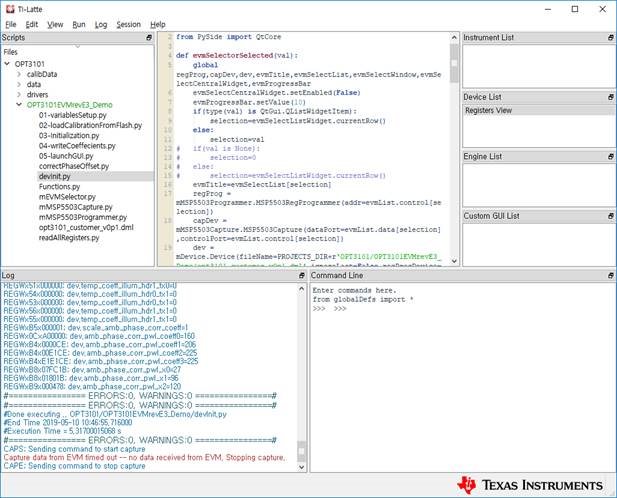 OPT3101EVM: evm action inquiry - Sensors forum - Sensors - TI E2E ...