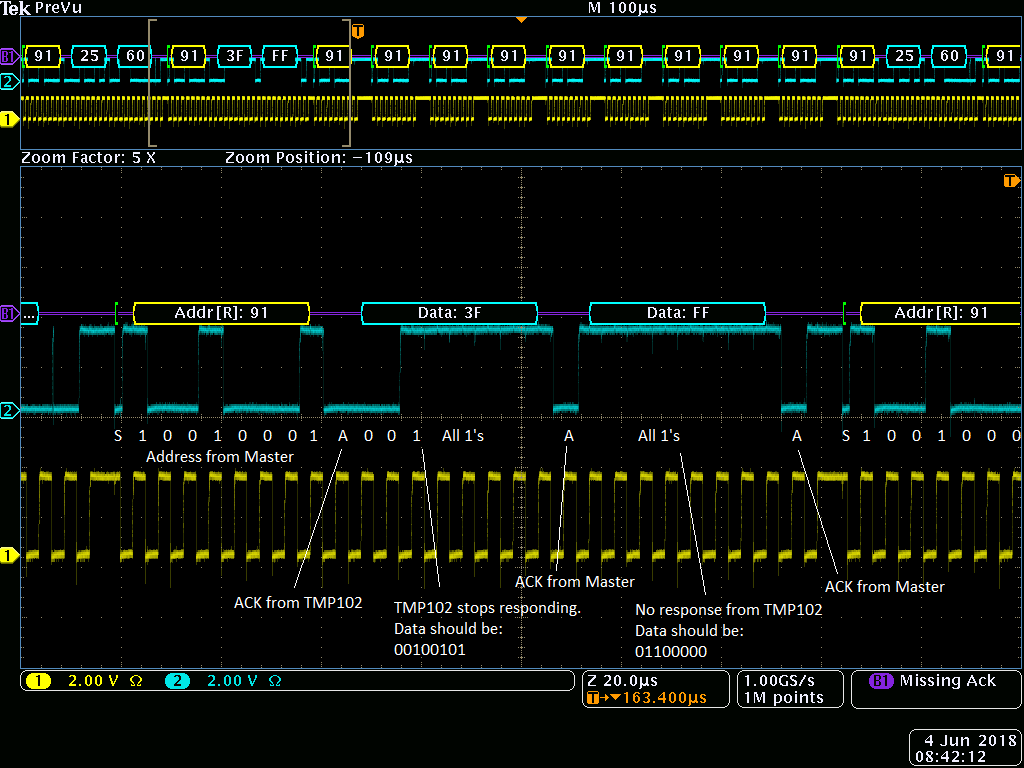 Stop resonding part way through 1st byte.