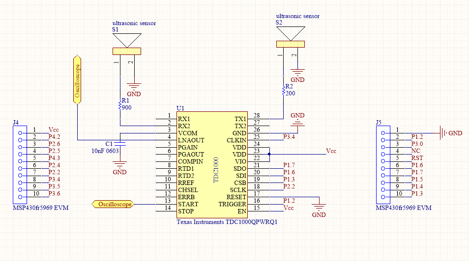 TDC1000 LNA oscillates. - Sensors forum - Sensors - TI E2E support forums