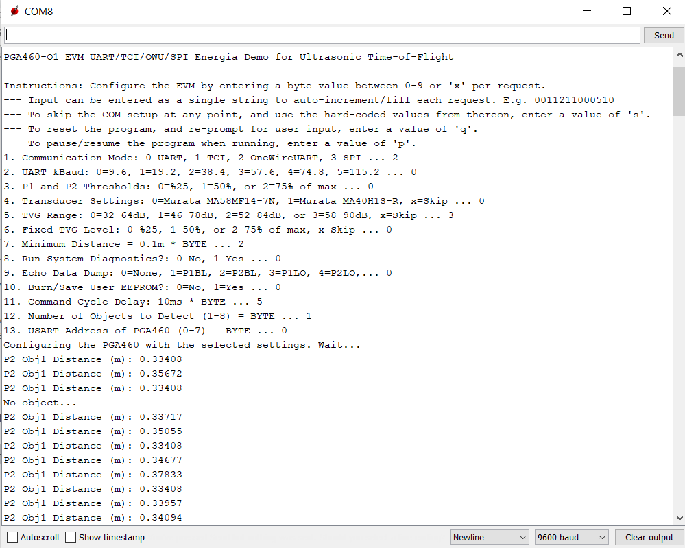 Using Custom Transducer Settings