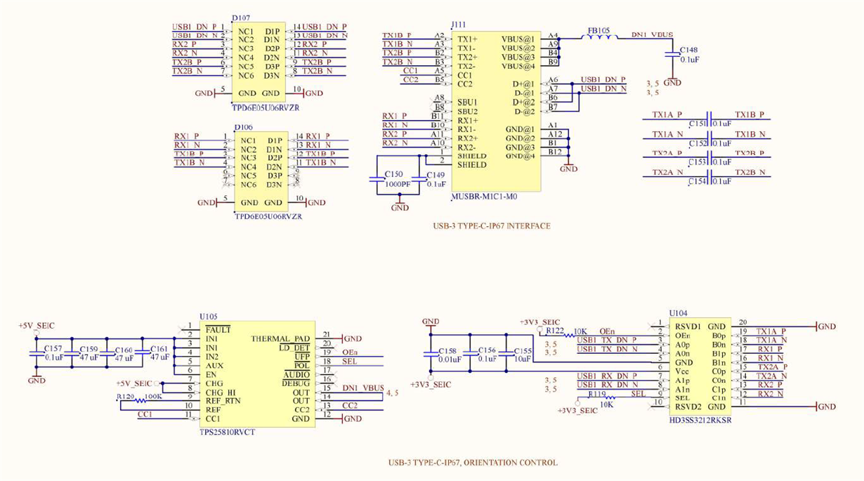 HD3SS3212: USB-C IP67 Interface not working as USB 3.0 - Interface ...