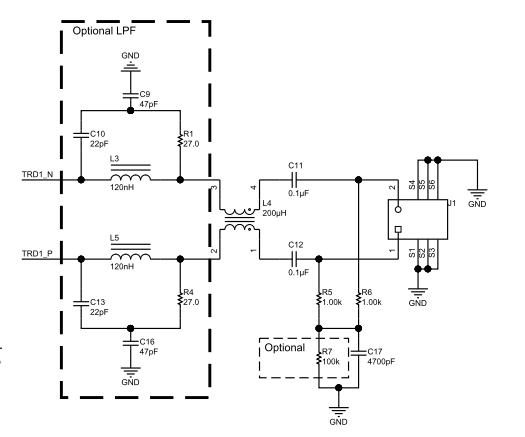 DP83TC811S-Q1: LPF Circuit for 811S - Interface forum - Interface - TI ...