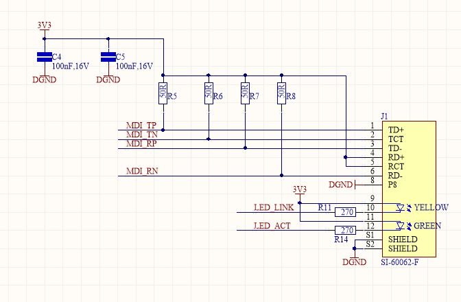 Dp83848 ethernet board подключение к stm32