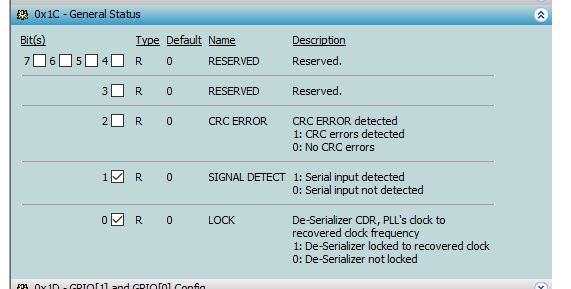 SER Lock Condition