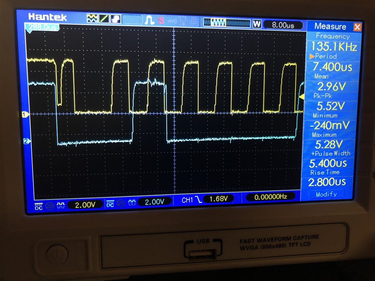 P82B96: Down-spike on the SCL line when SDA enters start condition ...