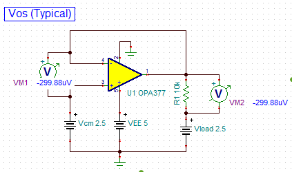 using op amp offset