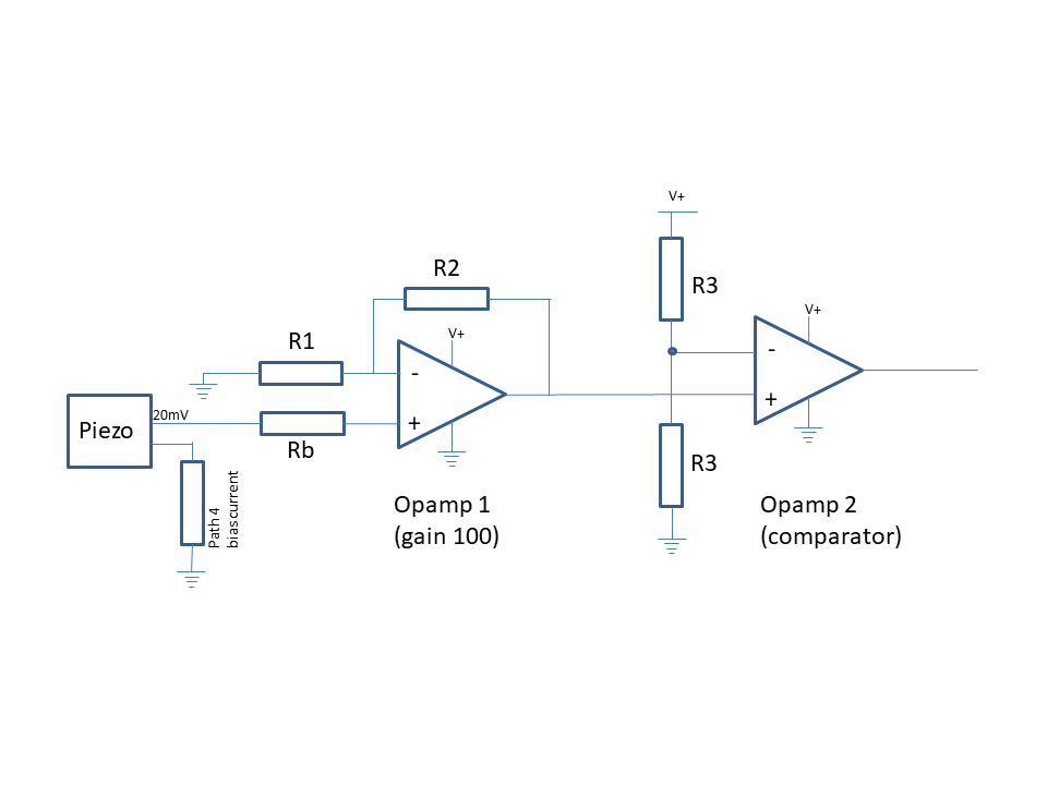 piezo touch circuit