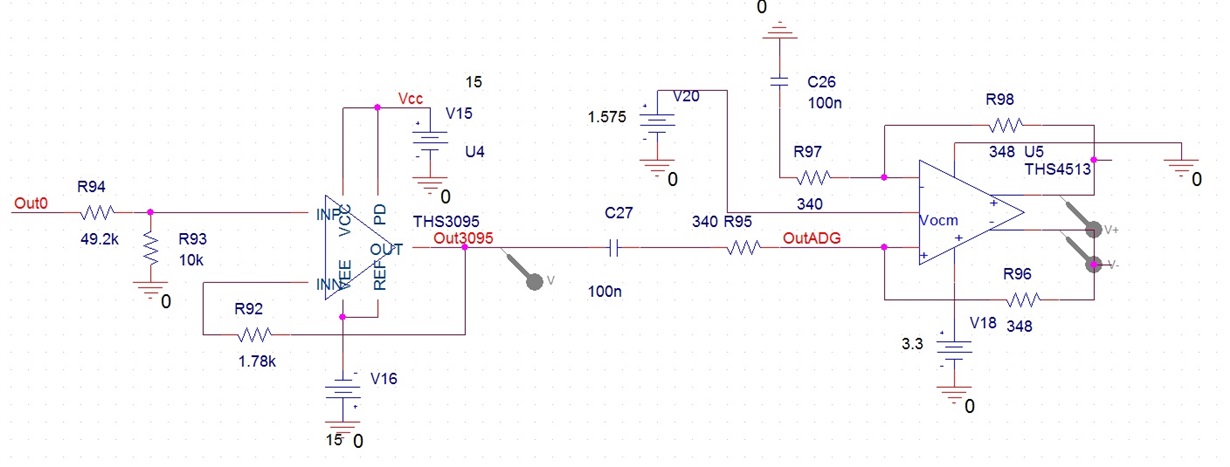 THS4513: AC coupled Single Ended to differential converter - Amplifiers ...