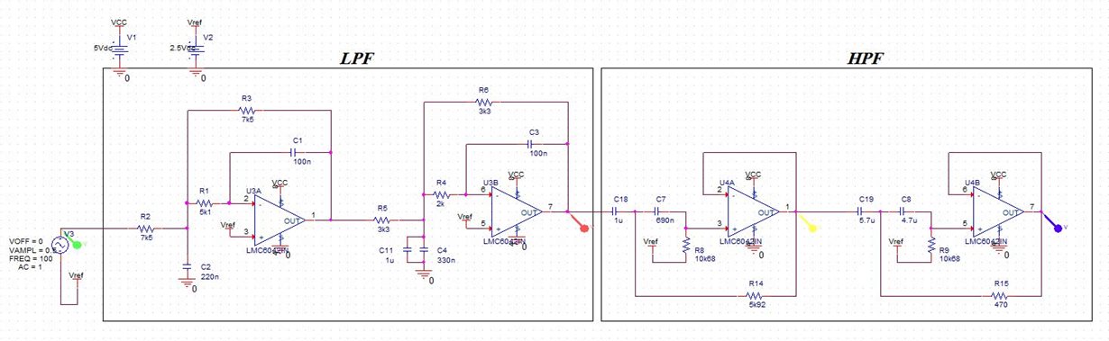 LMC6042 based Band pass filter- Some strange behavior - Amplifiers ...