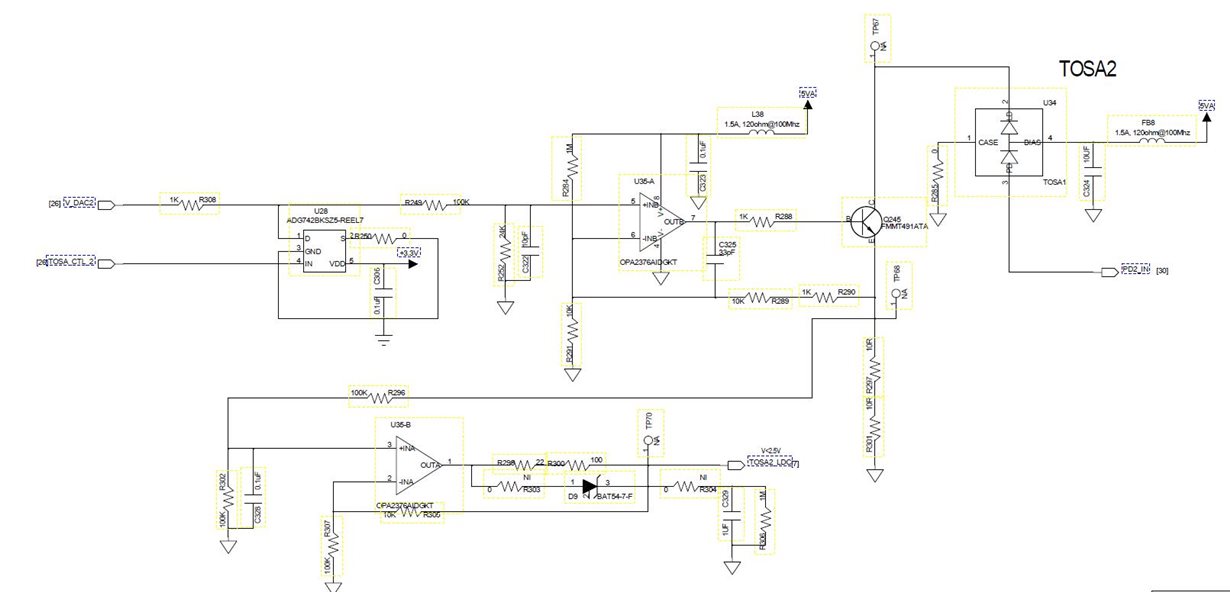 OPA2376: Raising edge ringing when switching from open loop mode to ...