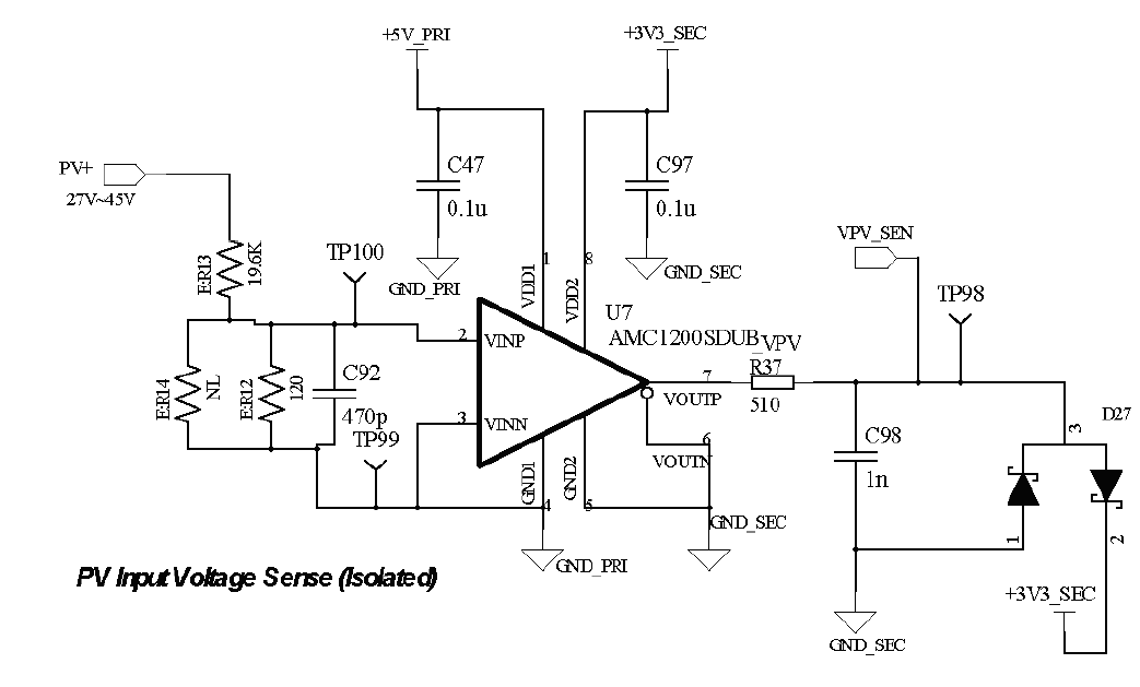 AMC1200: VOUTN tied to GND issue - Amplifiers forum - Amplifiers - TI ...