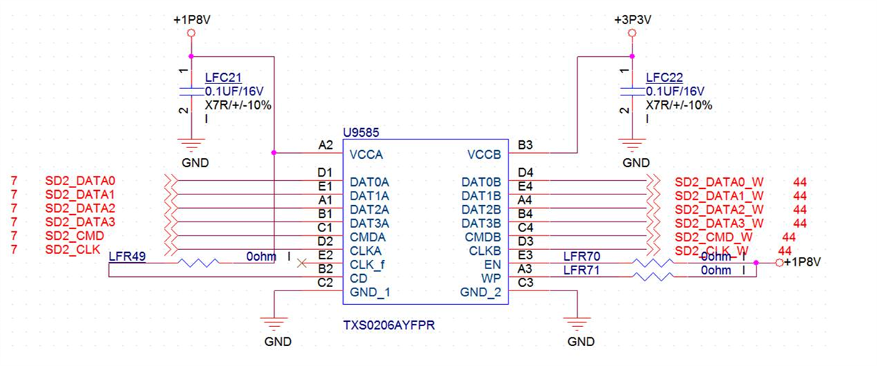 TXS0206 schematic review - Logic forum - Logic - TI E2E support forums