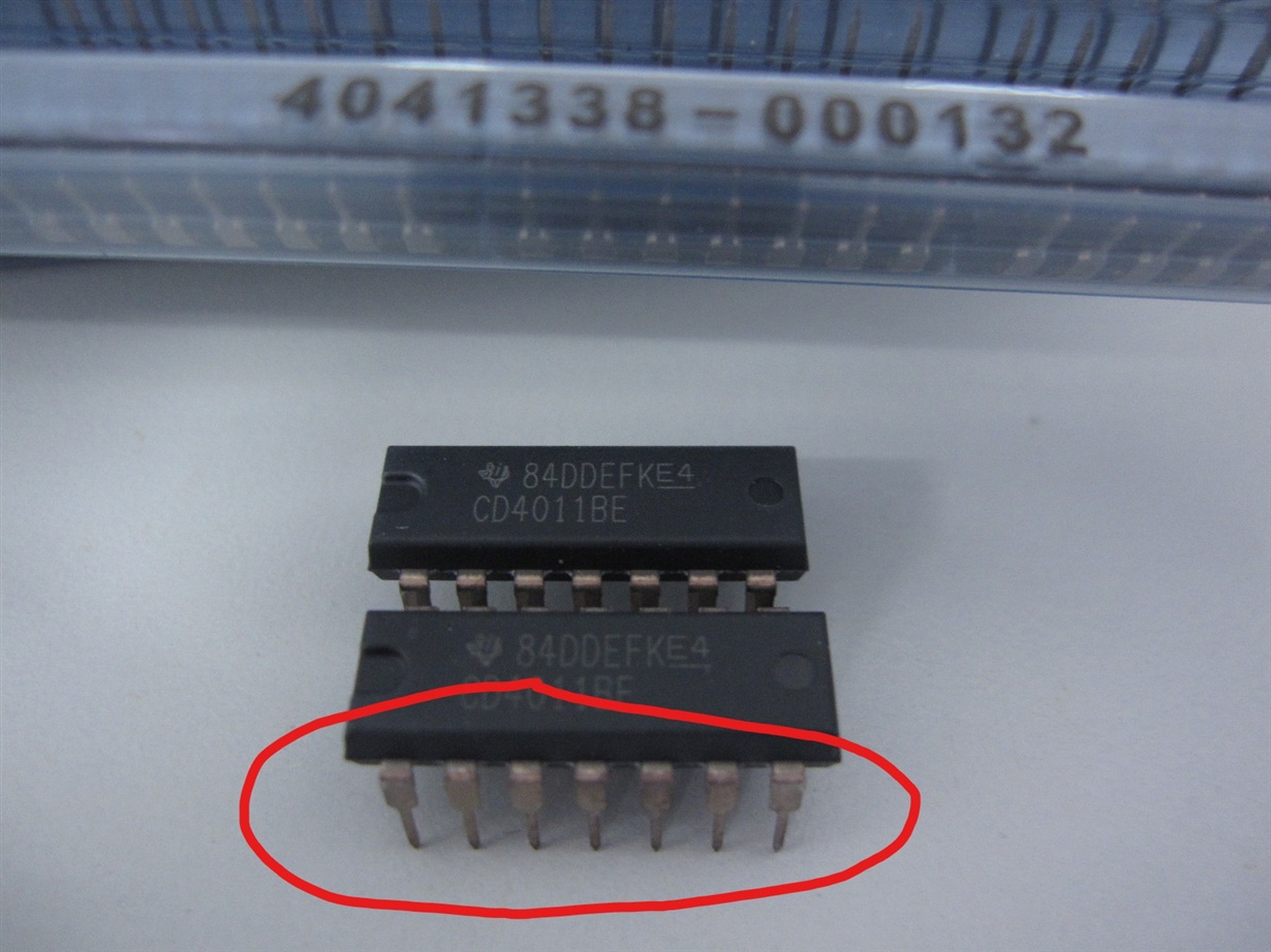 CD4011B: why darker appearance? - Logic forum - Logic - TI E2E support ...