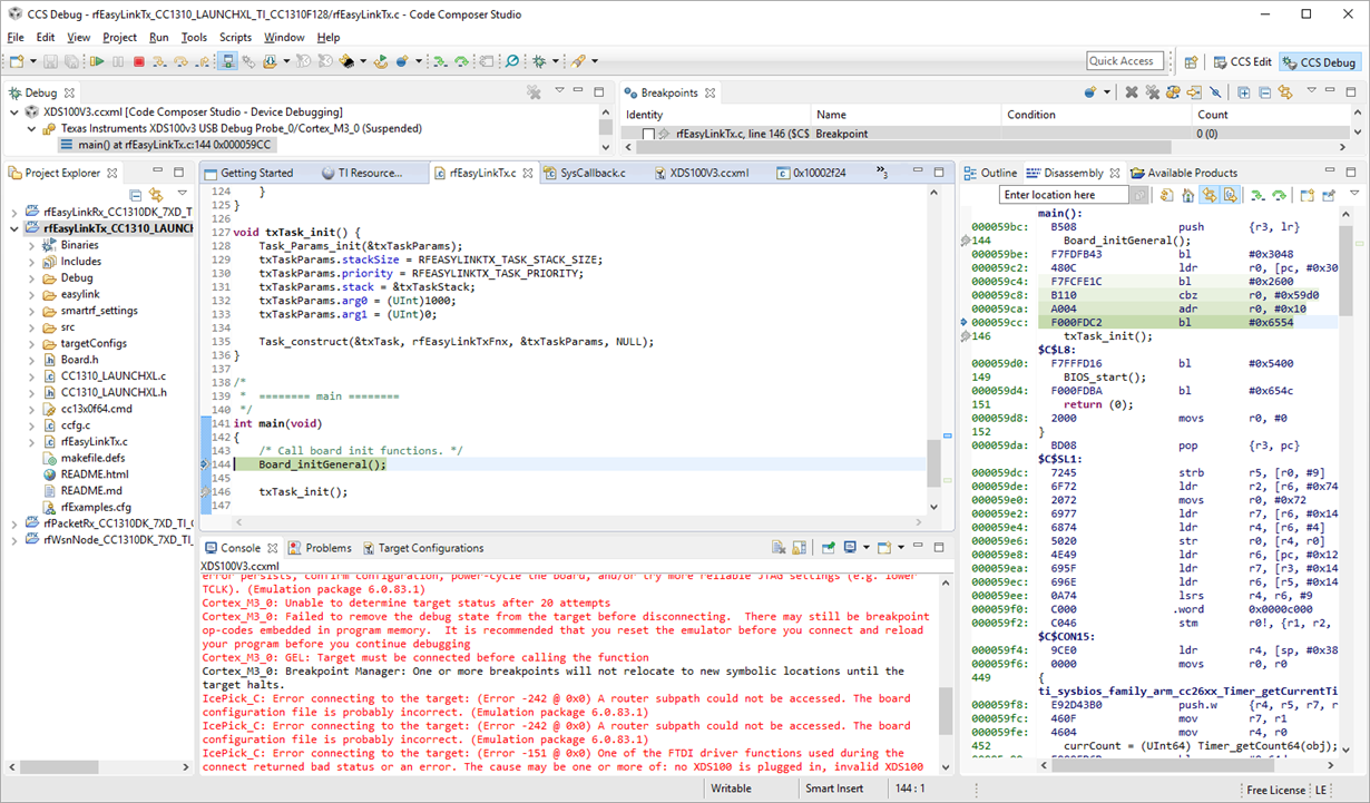 CC1310 SC_ERR_ROUTER_ACCESS_SUBPATH, xdc_runtime_SysCallback ...