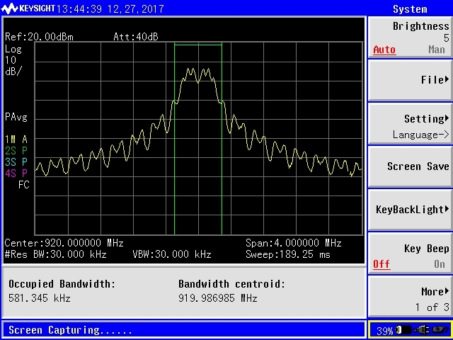 CC1310: FSK modulation, 500kbps with 250kHz deviation is not
