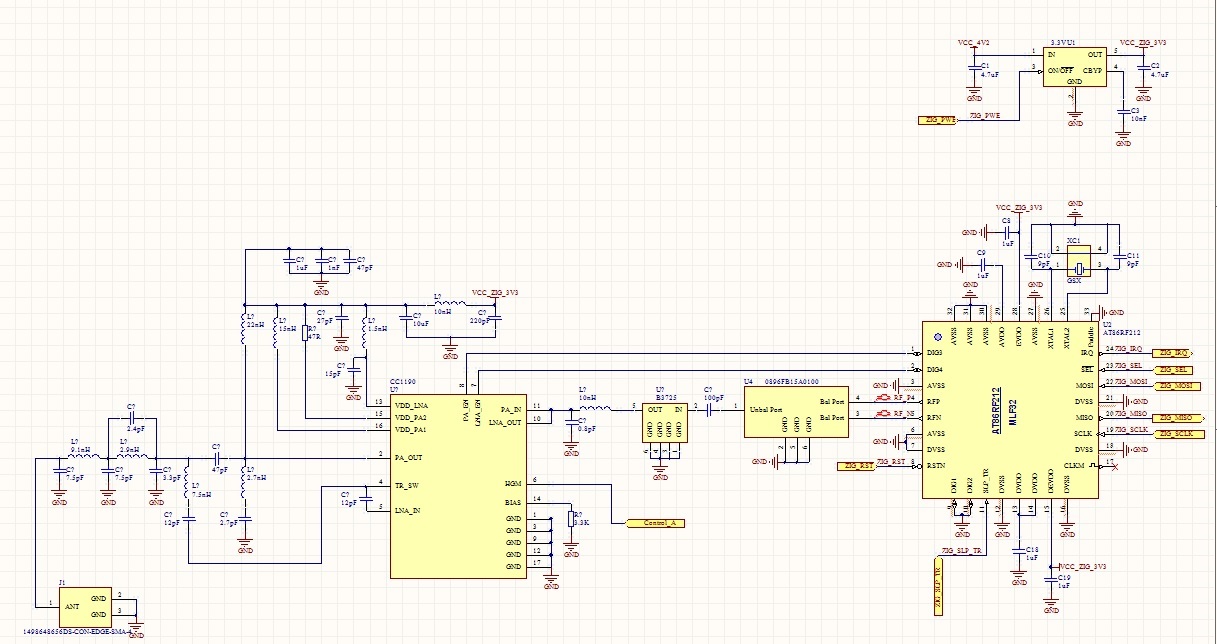 CC1190: Using the CC1190 with the Atmel AT86RF212B - Sub-1