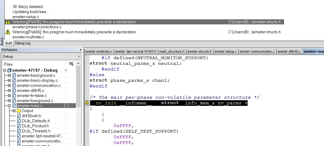 Is there a way to update __infomem__ const struct on the fly?! - MSP ...