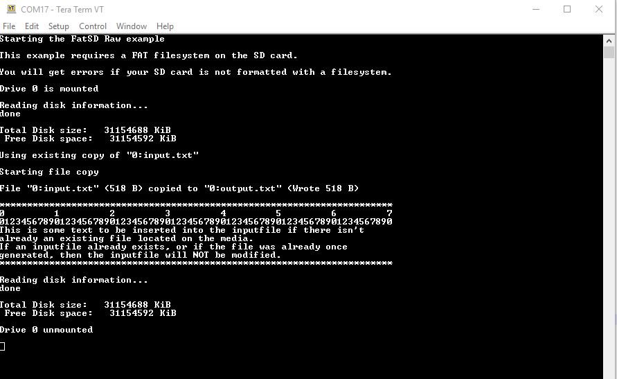 MSP432P401V fatsdraw project sd card driver MSP lowpower