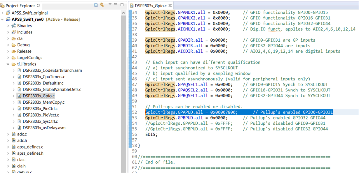 CCS/TMS320F28033: C2000 programming issue - C2000 microcontrollers ...