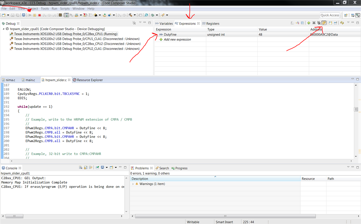CCS/LAUNCHXL-F28379D: HRPWM - MEP scale factor in the example hrpwm ...