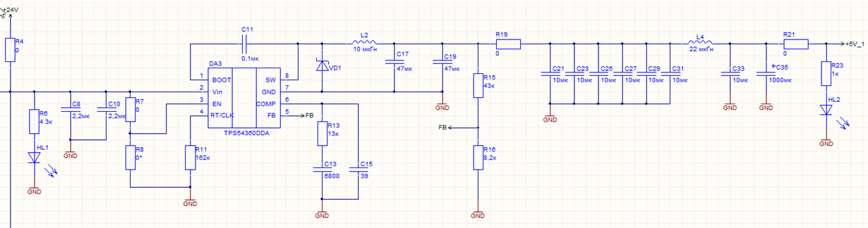 TPS54360: significant output voltage drop starting from 1.6A output ...