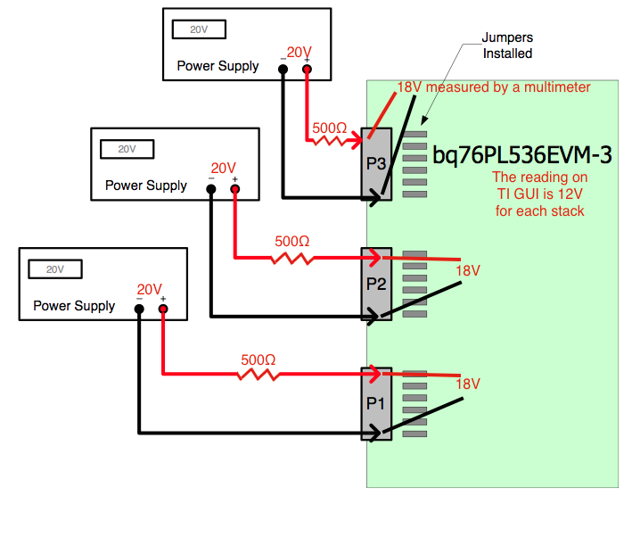 BQ76PL536 EVM inaccurate voltage reading - Power management forum ...