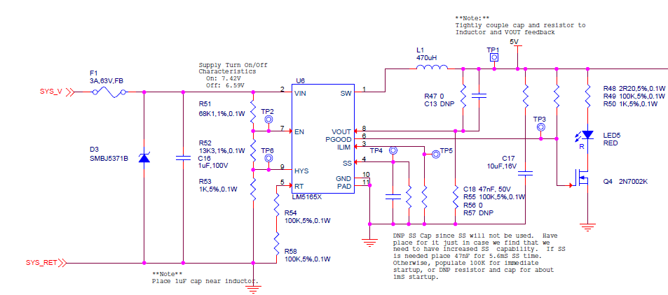 LM5165: Schematic Check - Power management forum - Power management ...